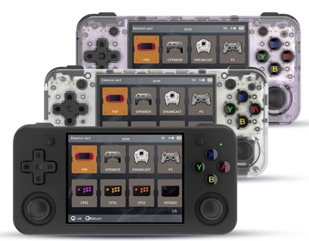 Anbernic RG35XX H Console di gioco portatile 5000 giochi classici Display IPS Controller wireless Retro Gaming