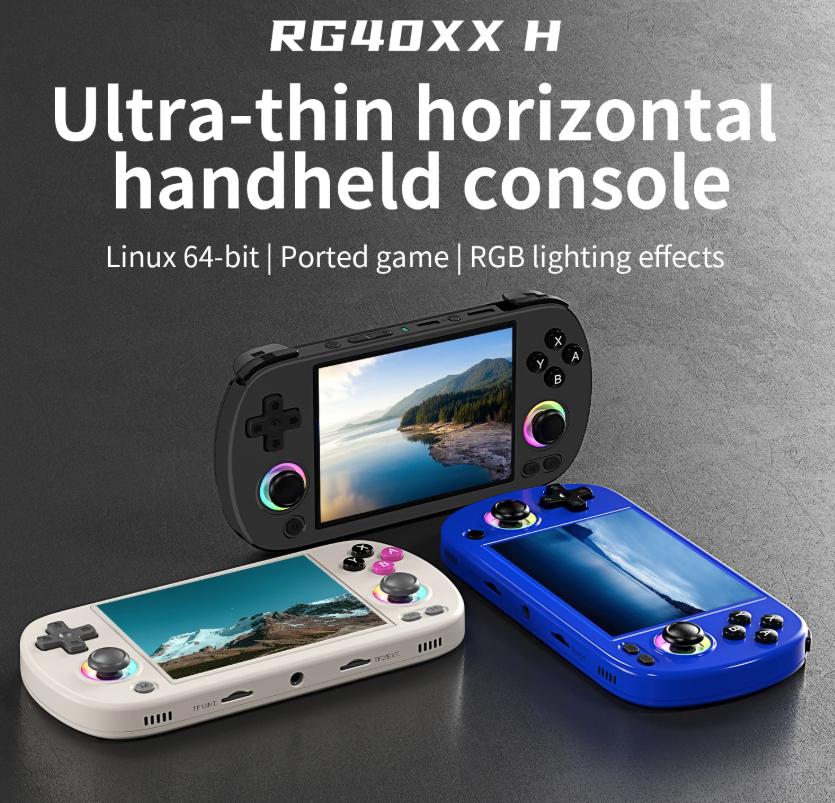 ANBERNIC RG40XX H Retro Gaming Portatile | Console Linux 4.0" IPS | 3200mAh