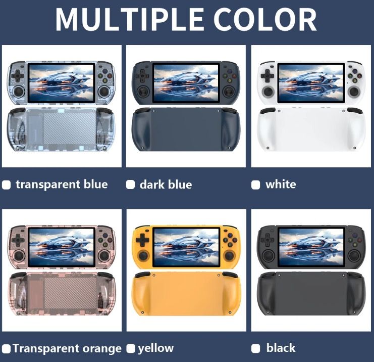 POWKIDDY RGB10 MAX3 Console per Videogiochi Portatile Retro 5 Pollici Schermo IPS Alte Prestazioni Sistema Linux RK3566