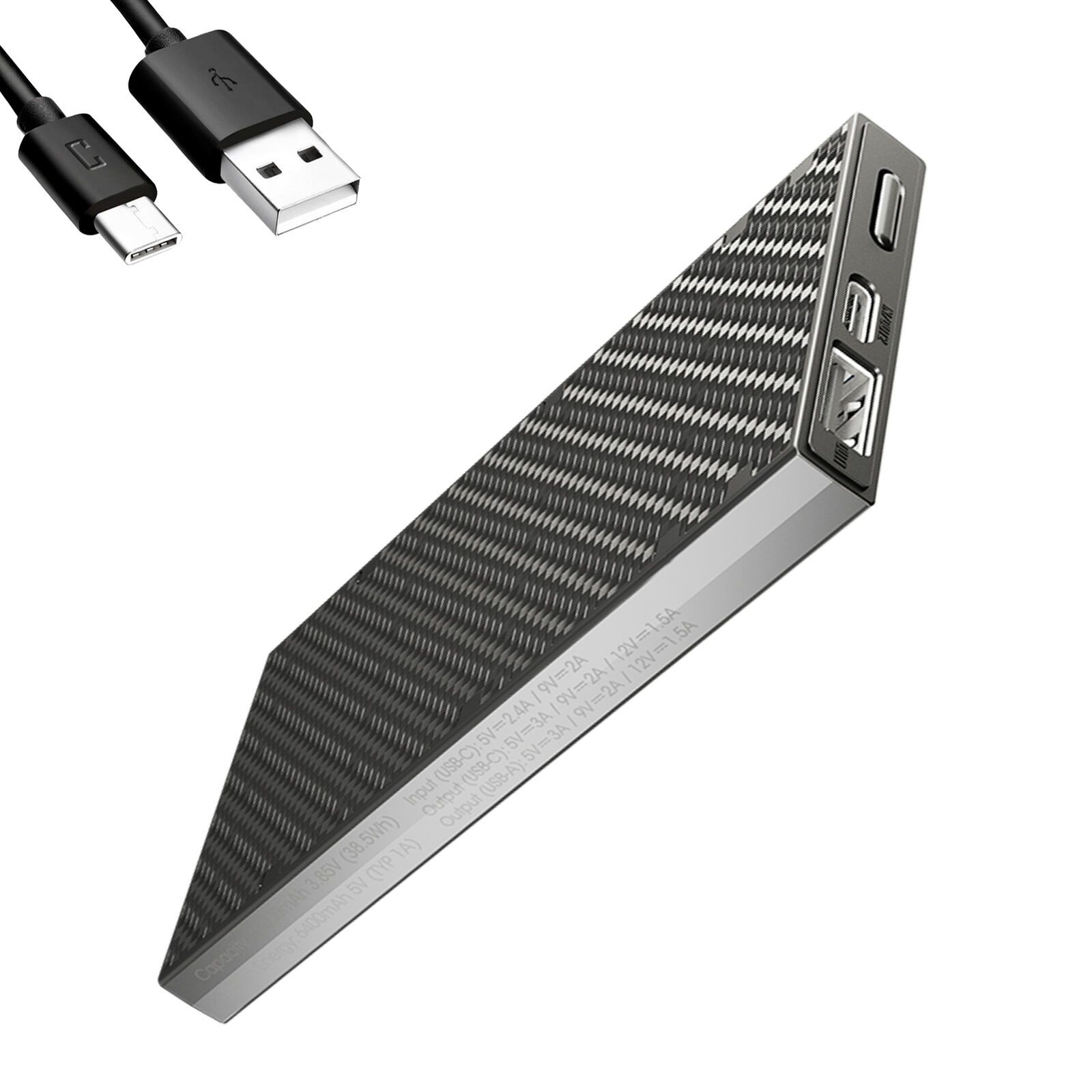 Nitecore NB10000 QC Power Bank 10000mAh USB USB-C Leggero Caricatore Portatile per iPhone 11 Samsung S10 Ricarica Veloce Ideale Accessorio da Viaggio Design Compatto