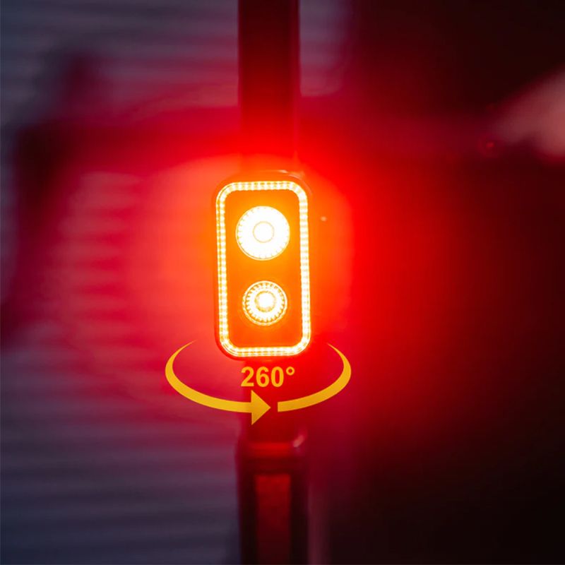 Magicshine SEEMEE300 Luce Posteriore Intelligente con 300 Lumen, Visibilità a 360°, Impermeabile IPX6, Luce di Sicurezza per Ciclismo