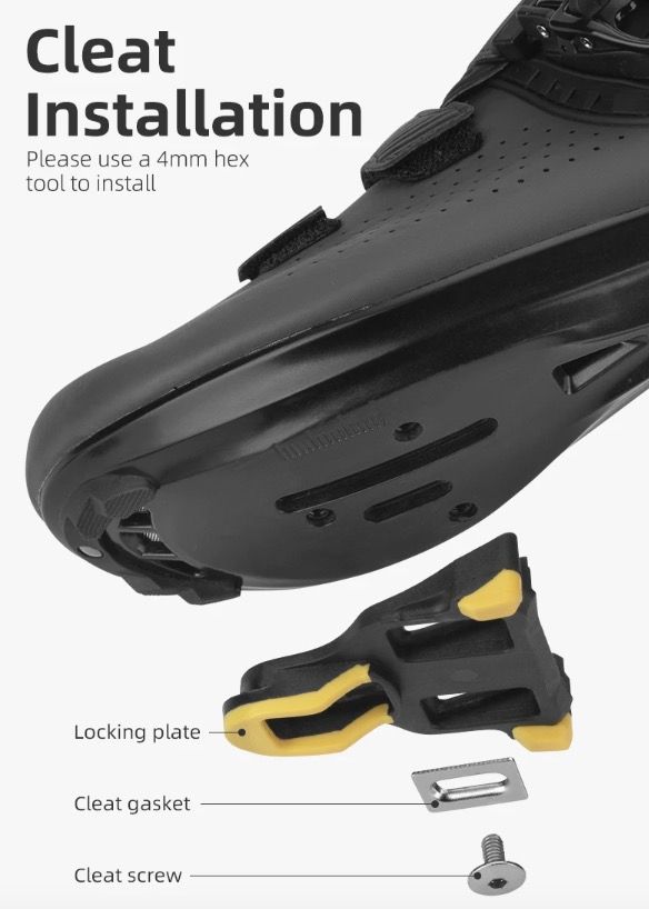 Pedali Autobloccanti ROCKBROS SPD-SL Ultraleggeri Bici da Strada Lega di Alluminio Ciclismo Leggero Stabilità Migliorata Efficienza per Lunghe Distanze Assale in Acciaio Cromoly