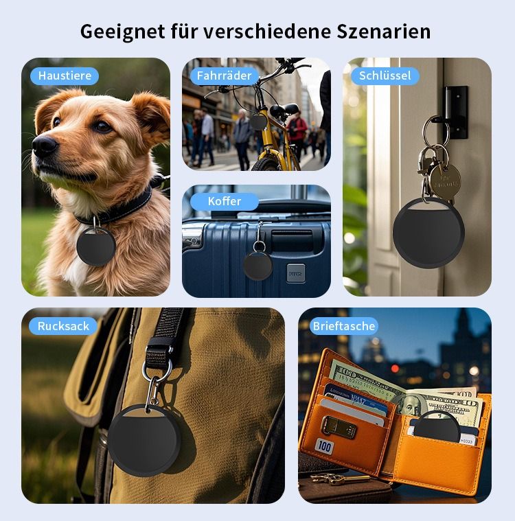 Smart Tag for Android Luggage Tracker Tags Works with Google Find My Device App, Bluetooth Tracker Key Finder and Item Locator for Luggage, Backpack, Suitcases, Replaceable Battery(4pack)