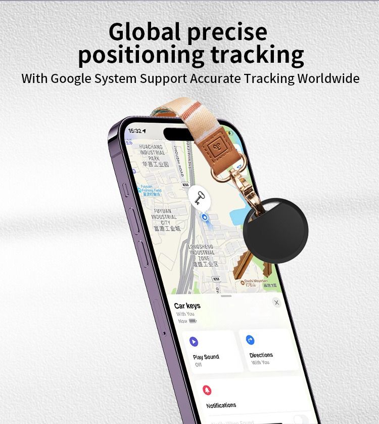 Smart Tag for Android Luggage Tracker Tags Works with Google Find My Device App, Bluetooth Tracker Key Finder and Item Locator for Luggage, Backpack, Suitcases, Replaceable Battery(4pack)