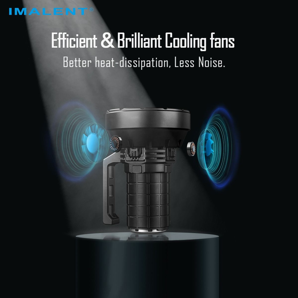 IMALENT SR16 Torcia LED Ultra Potente 55000 Lumen, Fascio Lungo 1715m. Ideale per Outdoor!