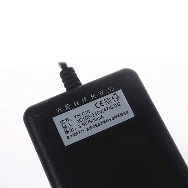 UltraFire Doppio 18650 26650 Caricabatterie Ricaricabile per Viaggi Sicuro AC 100-240V Compatibilità Universale