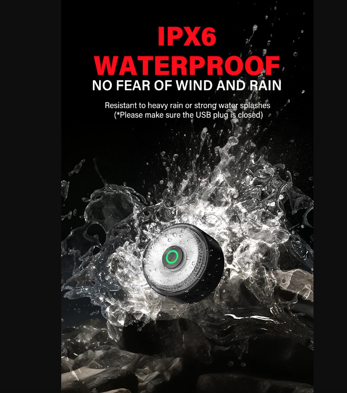 TOWILD TL03Pro Luce Posteriore Bicicletta LED con Sensore di Frenata Intelligente e Flash a Sette Colori Plastica ABS Resistente per Sicurezza e Visibilità Massima