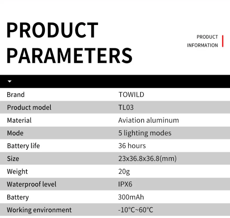 Scopri TOWILD TL03 luce freno intelligente per bicicletta con sensore ambientale design in lega di alluminio cinque modalità di lampeggio per massima sicurezza e visibilità in bici