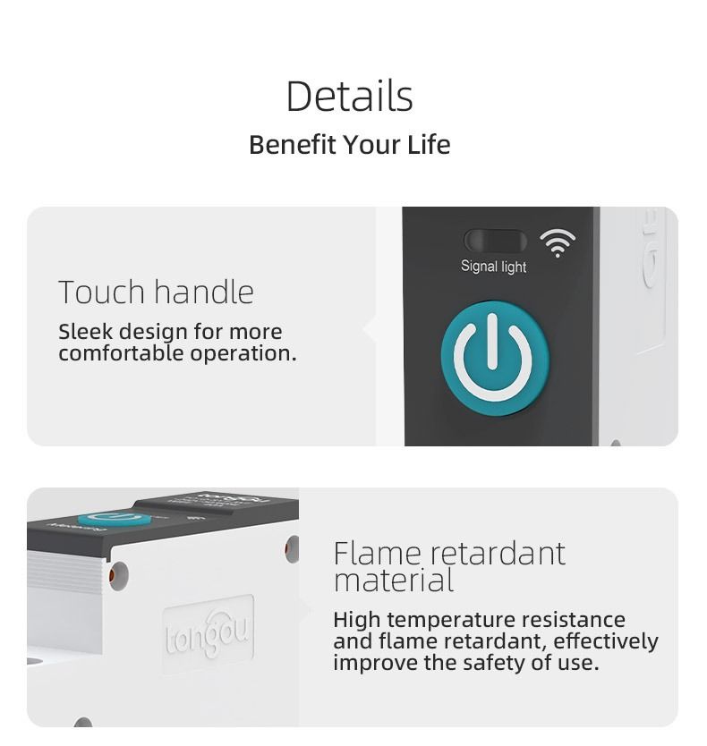 Interruttore automatico intelligente TUYA WIFI per Smart Home con controllo remoto wireless tramite APP TONGOU