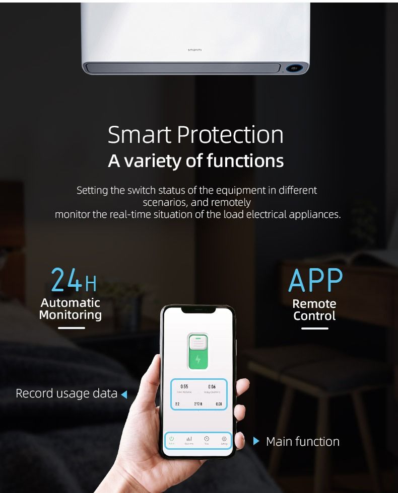 Interruttore automatico intelligente TUYA WIFI per Smart Home con controllo remoto wireless tramite APP TONGOU