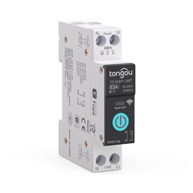 Interruttore automatico intelligente TUYA WIFI per Smart Home con controllo remoto wireless tramite APP TONGOU