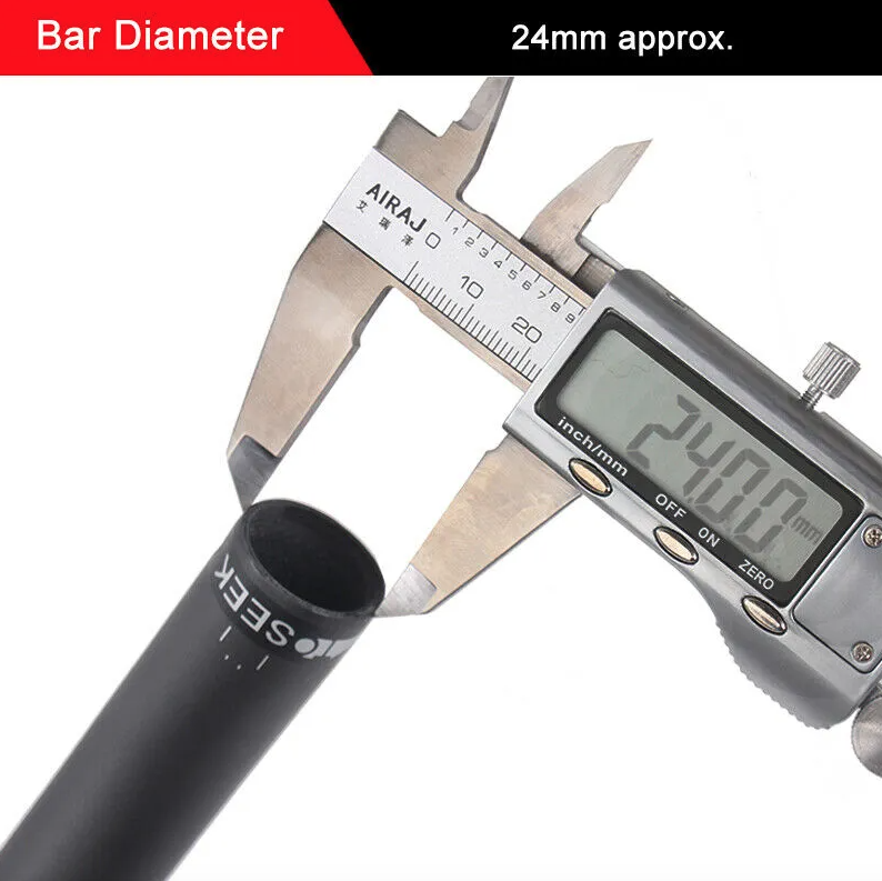 TOSEEK Manubrio da strada in carbonio integrale 31,8 mm, leggero e aerodinamico con lunghezze personalizzabili