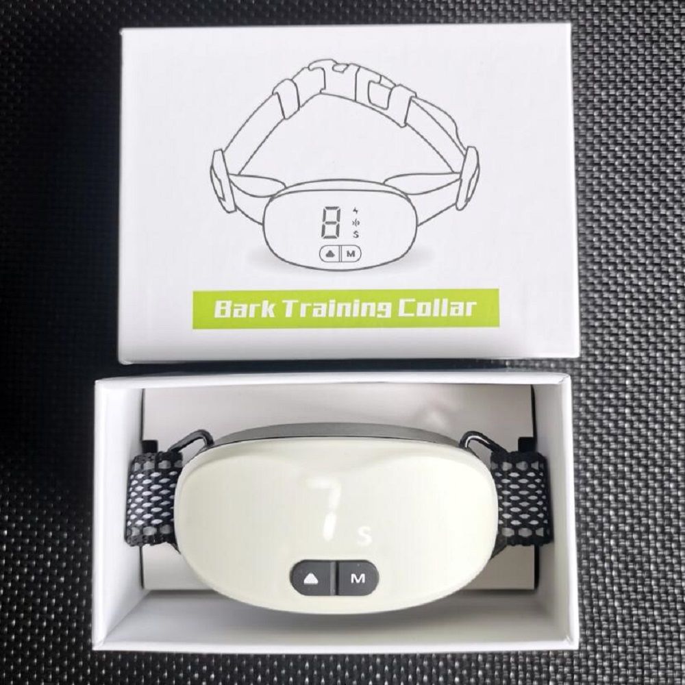 Collare Antiabbaio Automatico per Cani Impermeabile IP67 con Modalità Beep e Vibrazione Collare Ricaricabile per Addestramento Comportamentale Positivo Soluzione Efficace per Cani