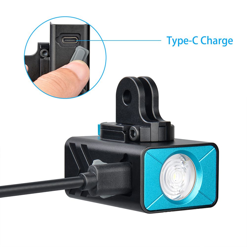 TrustFire D2R Luce per Bicicletta 450LM Impermeabile Faro Anteriore Ricaricabile con Type-C Lampada Ciclistica per Sicurezza e Visibilità