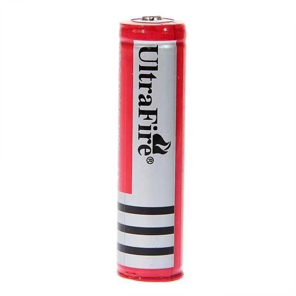 UltraFire 18650 3.7V 3000mAh Batteria Ricaricabile per Torce, Dispositivi Vape, Dispositivi ad Alto Assorbimento, Ecologica