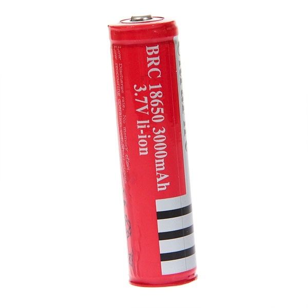 UltraFire 18650 3.7V 3000mAh Batteria Ricaricabile per Torce, Dispositivi Vape, Dispositivi ad Alto Assorbimento, Ecologica