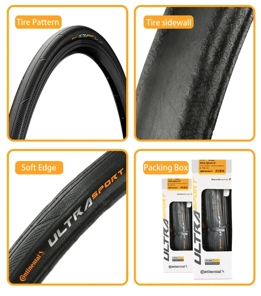 Continental ULTRA SPORT Ⅲ GRAND SPORT RACE Copertone per bici da strada 700x23C/25C/28C Leggero Durevole Antiforatura