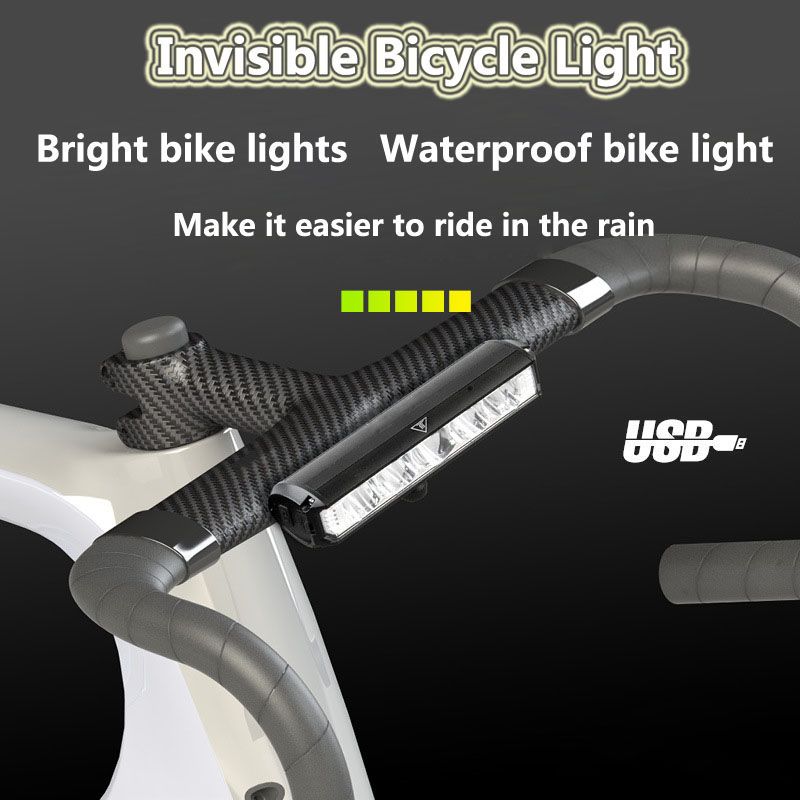Luce anteriore LED per bicicletta, 5200 lumen, ricarica USB, torcia impermeabile e durevole, attrezzatura di sicurezza per ciclismo MTB
