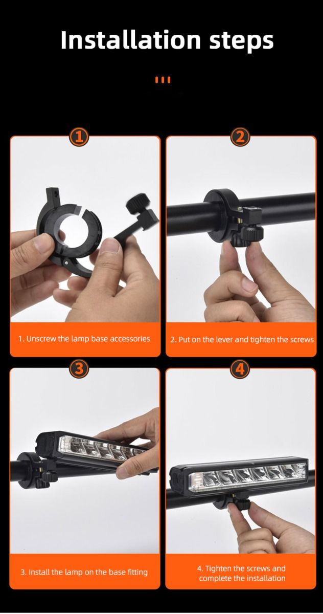 Luce anteriore LED per bicicletta, 5200 lumen, ricarica USB, torcia impermeabile e durevole, attrezzatura di sicurezza per ciclismo MTB