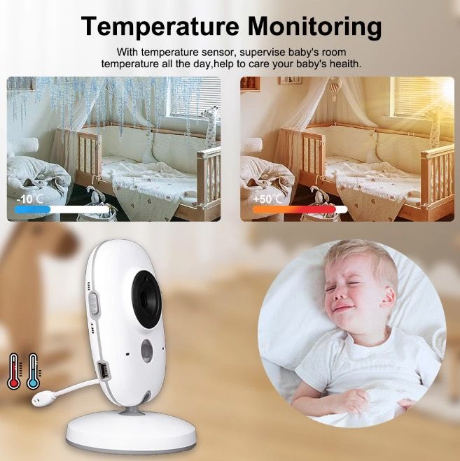 VB603 Video Baby Monitor con audio bidirezionale e visione notturna - strumento affidabile per genitori per la sicurezza del neonato