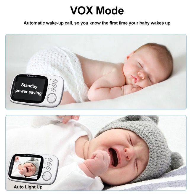 VB603 Video Baby Monitor con audio bidirezionale e visione notturna - strumento affidabile per genitori per la sicurezza del neonato