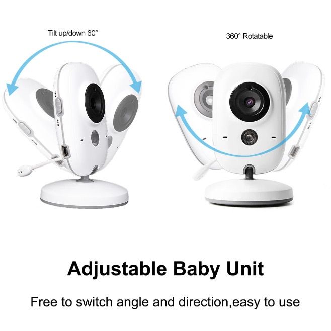 VB603 Video Baby Monitor con audio bidirezionale e visione notturna - strumento affidabile per genitori per la sicurezza del neonato