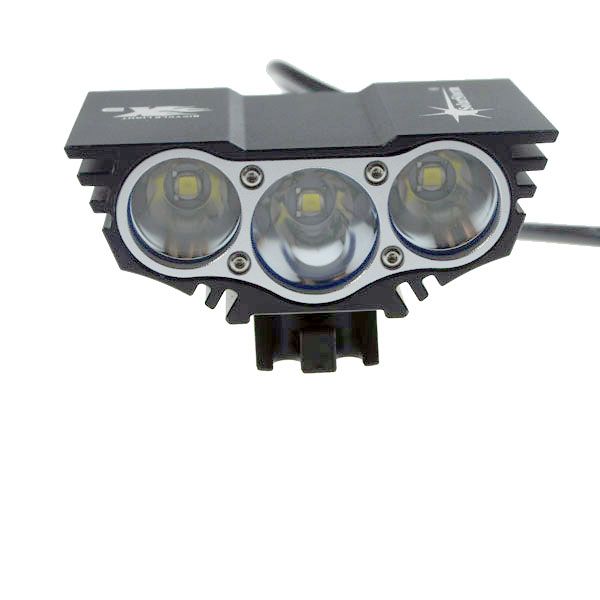 Solarstorm X3 Faro per bicicletta 3000 lumen LED U2 4 modalità Durevole Ricaricabile per guida urbana e mountain bike