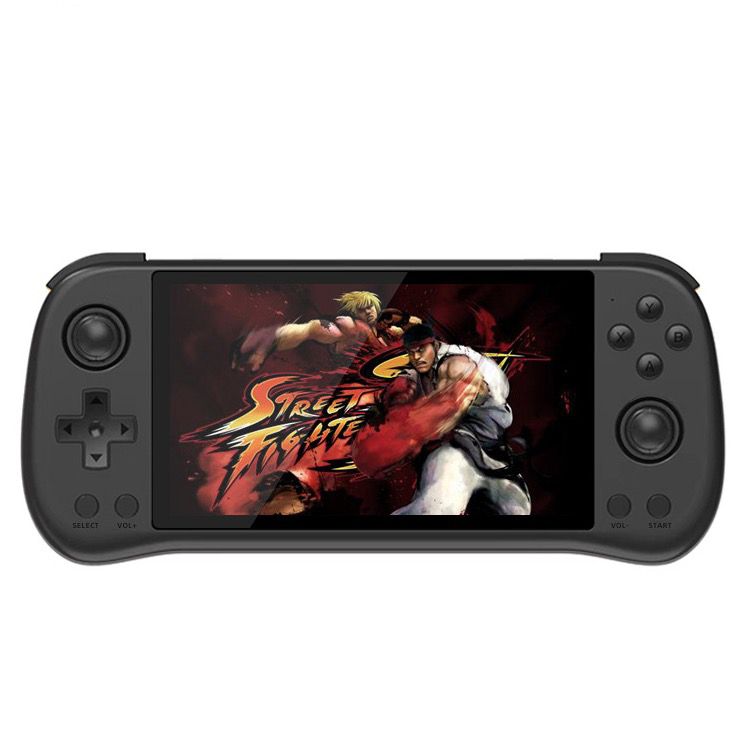 POWKIDDY X55 Console da gioco portatile Retro Gaming Schermo da 5.5 pollici Display IPS Processore RK3566 Gioco in movimento