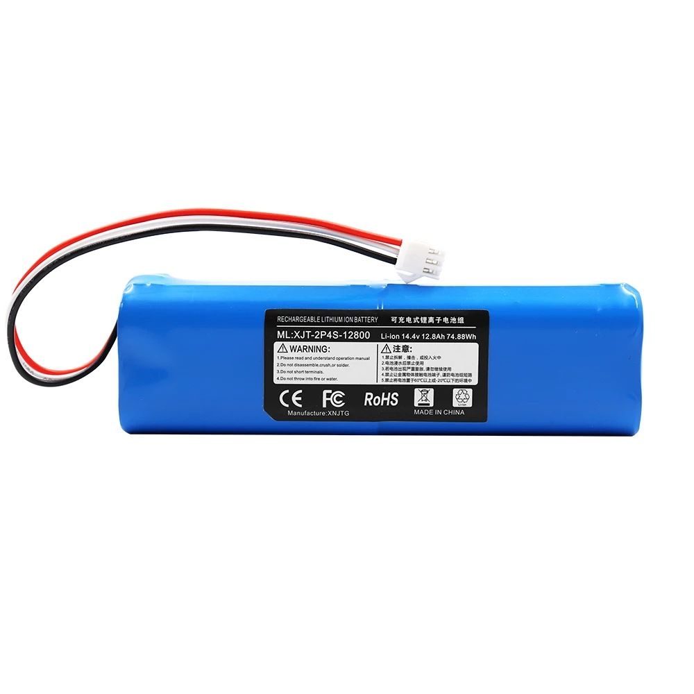 Aggiorna il tuo XiaoMi Lydsto R1 con batteria agli ioni di litio da 14,4 V, 6500 mAh, ad alta capacità per un'autonomia estesa e una pulizia efficiente.