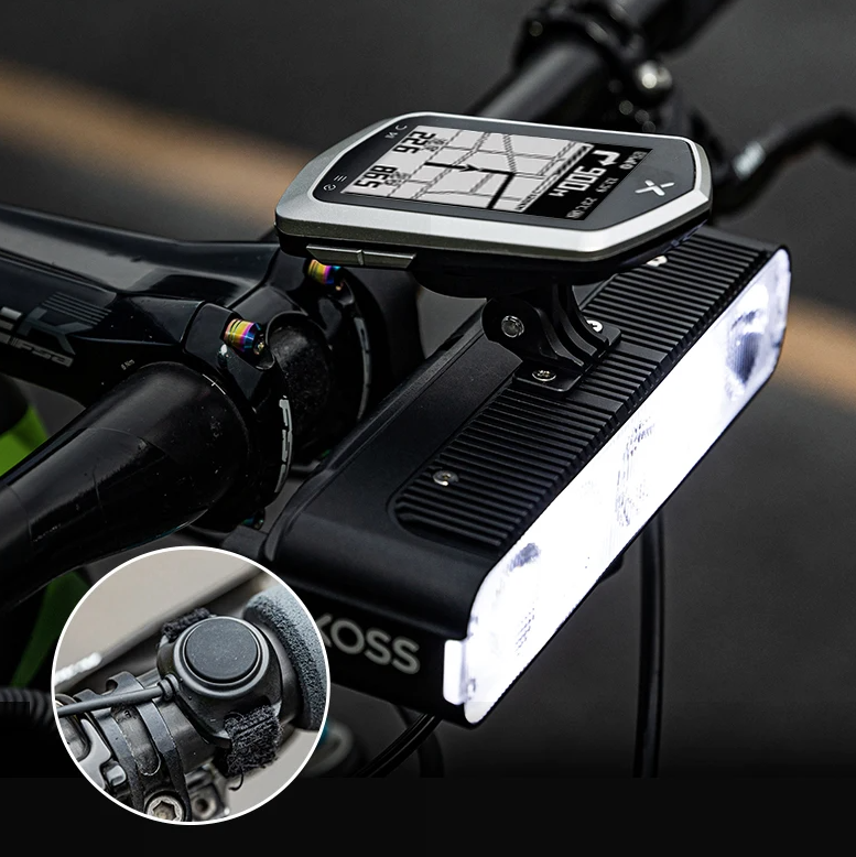 XOSS XL3000 Luce Bici Impermeabile 3000 Lumen Lampada Frontale Ricaricabile Tipo C Per Giri Notturni Accessorio Essenziale Ciclismo Visibilità Sicurezza 10 Modalità di Illuminazione