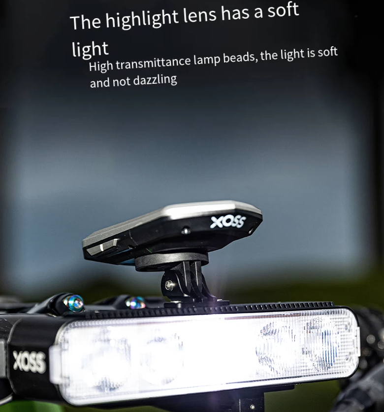 XOSS XL3000 Luce Bici Impermeabile 3000 Lumen Lampada Frontale Ricaricabile Tipo C Per Giri Notturni Accessorio Essenziale Ciclismo Visibilità Sicurezza 10 Modalità di Illuminazione