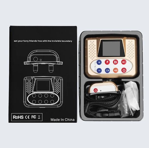 Dispositivo di Addestramento Intelligente per Cani e Recinto Elettronico Senza Fili con Schermo a Colori per Sicurezza e Addestramento Comportamentale Canino Design Ergonomico